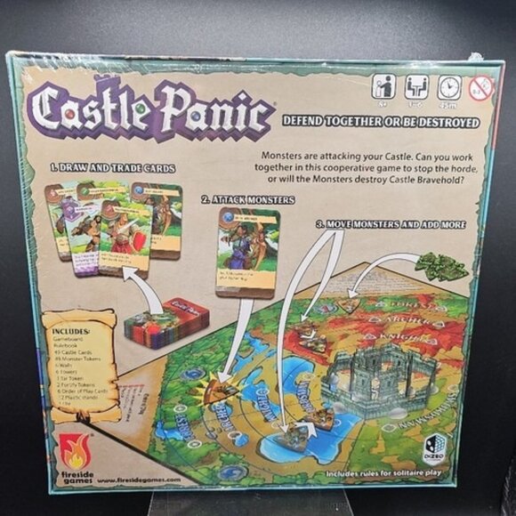 Castle Panic Board Game  Cooperative Strategy Game For 1-6 Players  Ages 10+  Fi - Picture 3 of 6